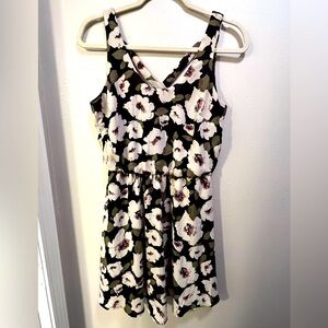 Lush Floral Print Dress M